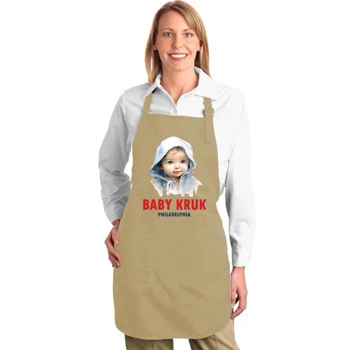 Baby Kruk Philadelphia Funny Full-Length Apron With Pocket