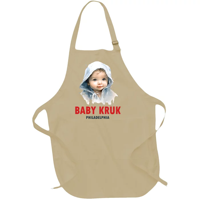 Baby Kruk Philadelphia Funny Full-Length Apron With Pocket