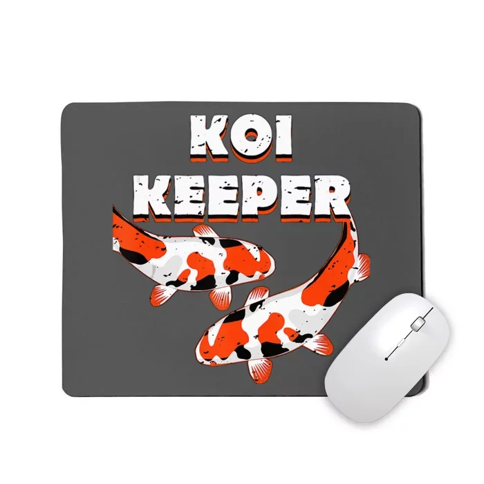 Butterfly Koi Pond Showa Koi Fish Tancho Sanke Kohaku Koi Mousepad