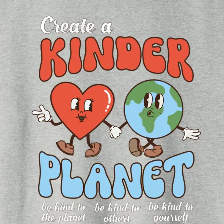 Be Kind Planet Save Earth Day Create A Kinder Planet Gift Women's Crop Top Tee