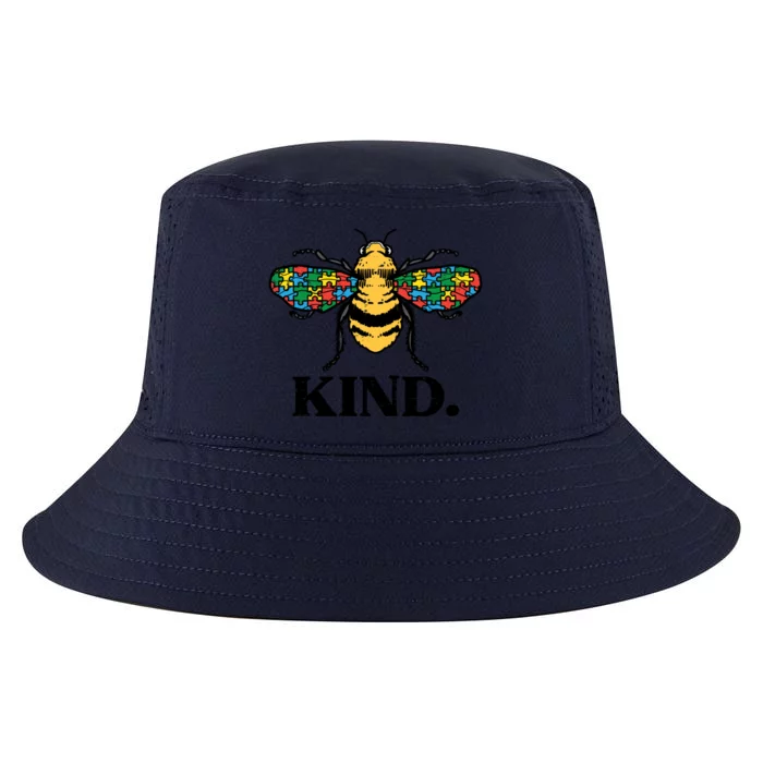 Bee Kind Puzzle Cute Autism Awareness Acceptance Autistic Cool Gift Cool Comfort Performance Bucket Hat