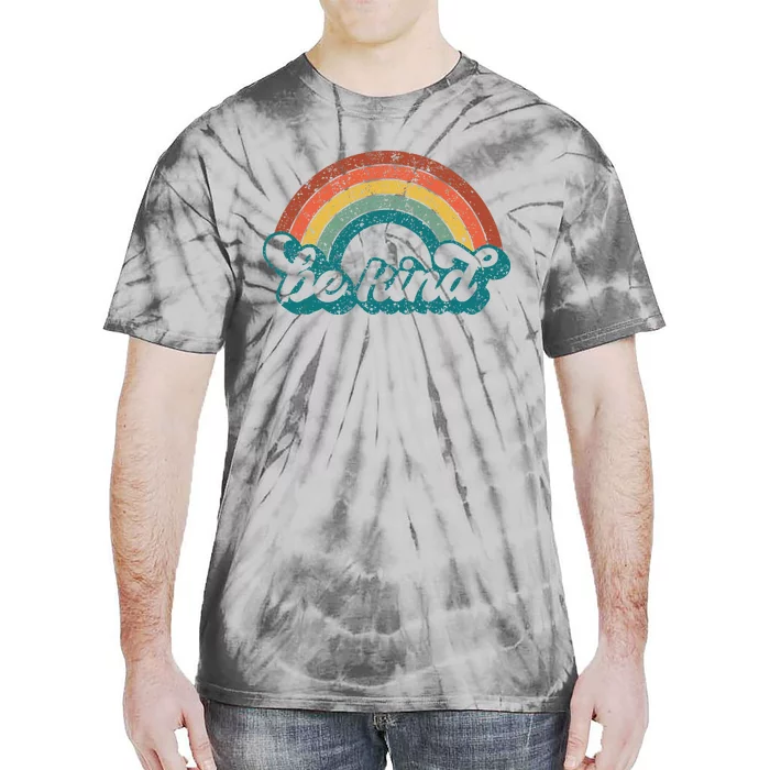 Be Kind Rainbow LGBT Flag LGBT Pride Month Retro Vintage Tie-Dye T-Shirt