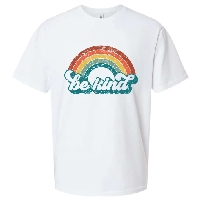 Be Kind Rainbow LGBT Flag LGBT Pride Month Retro Vintage Sueded Cloud Jersey T-Shirt