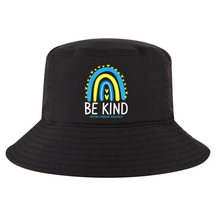 Be Kind Rainbow World Down Syndrome Awareness Day Cool Comfort Performance Bucket Hat