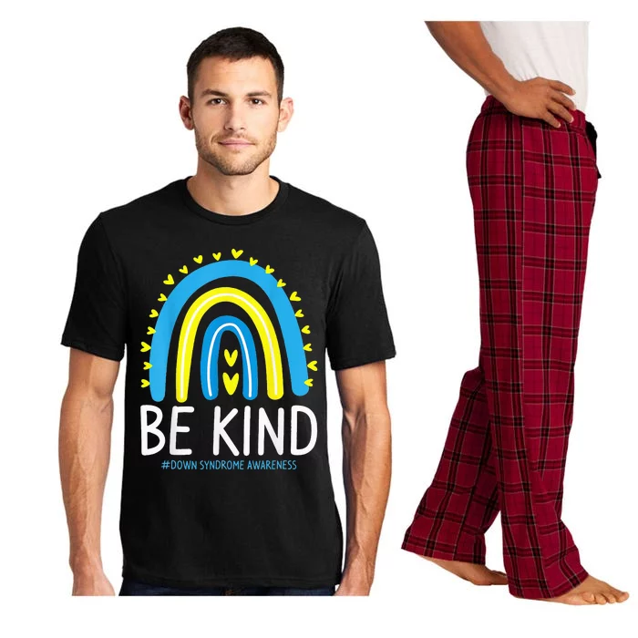 Be Kind Rainbow World Down Syndrome Awareness Day Pajama Set