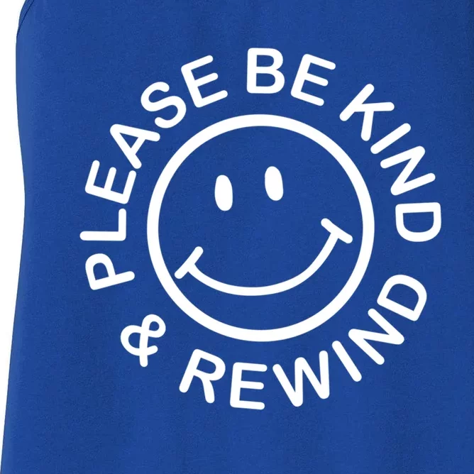 Be Kind Rewind Retro Nostalgia Sticker 80s 90s Tee Cute Gift Women's Racerback Tank