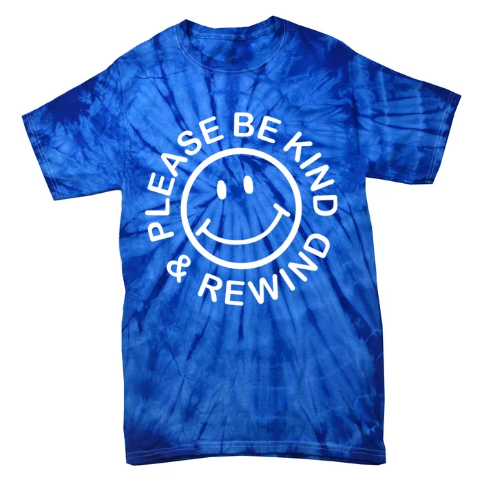 Be Kind Rewind Retro Nostalgia Sticker 80s 90s Tee Cute Gift Tie-Dye T-Shirt