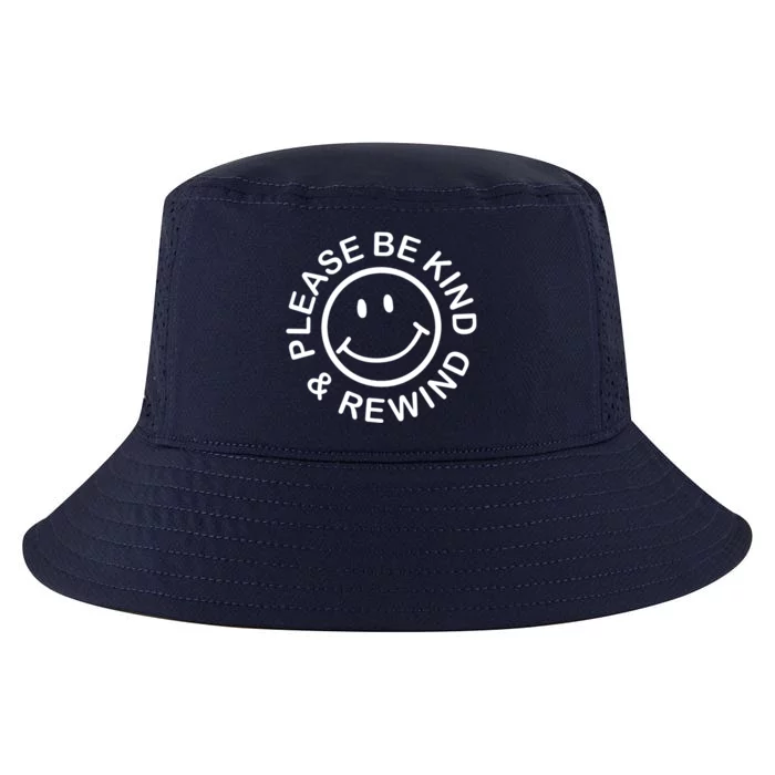 Be Kind Rewind Retro Nostalgia Sticker 80s 90s Tee Cute Gift Cool Comfort Performance Bucket Hat