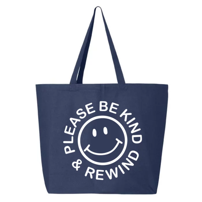 Be Kind Rewind Retro Nostalgia Sticker 80s 90s Tee Cute Gift 25L Jumbo Tote