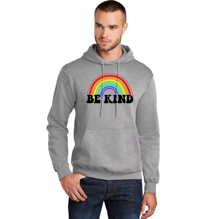 Be Kind Rainbow Positive Quote Hoodie