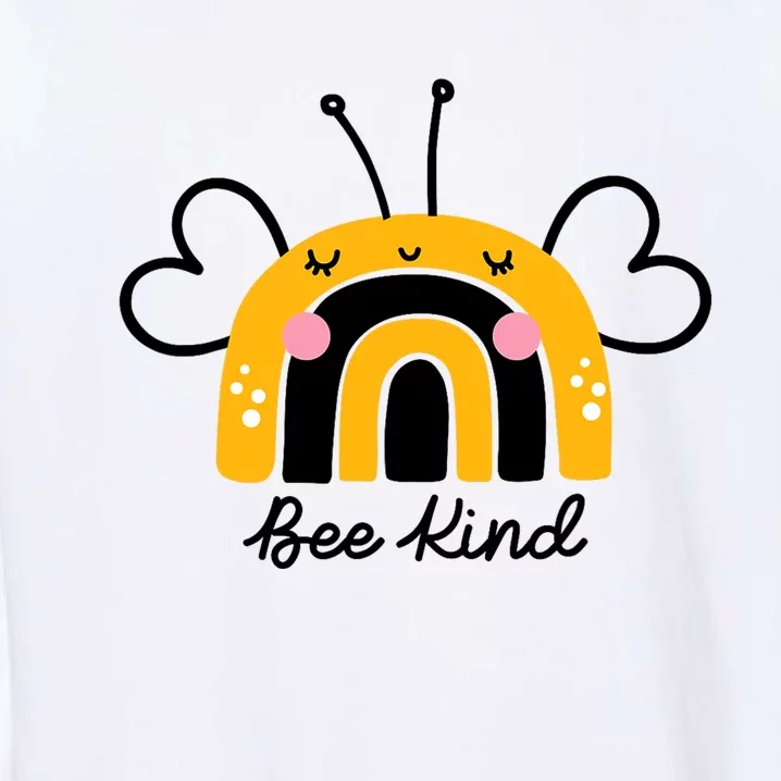 Bee Kind Rainbow Honey Bumble Bee Kindness Garment-Dyed Sweatshirt