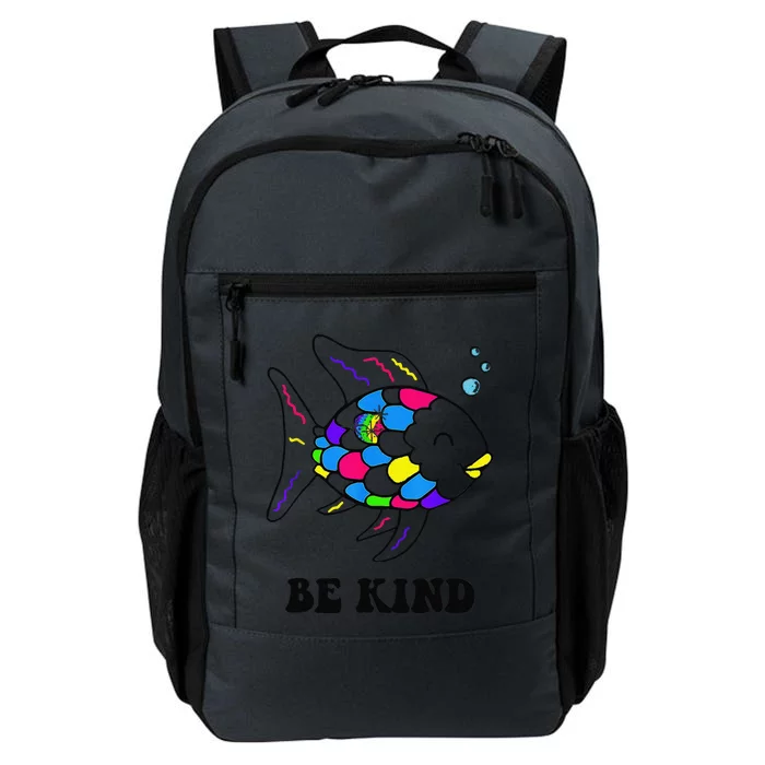 Be Kind Rainbow Fish Teacher Life Teaching Back To School Daily Commute Backpack