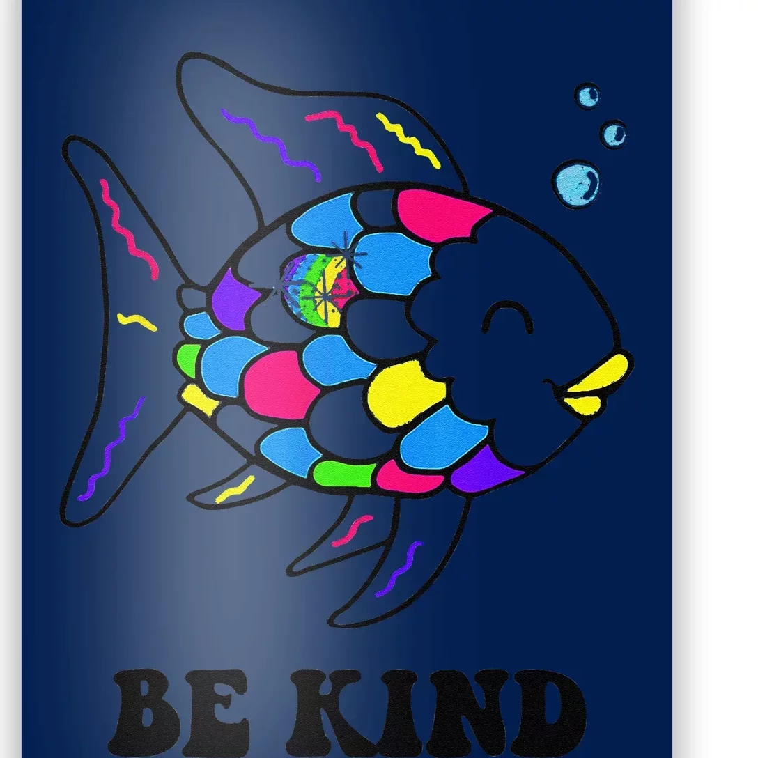 Be Kind Rainbow Fish Teacher Life Teaching Back To School Poster