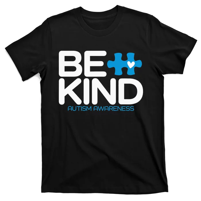 Be Kind Rainbow Kindness Autism Awareness T-Shirt