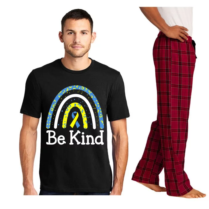 Be Kind Rainbow World Down Syndrome Awareness Day Pajama Set