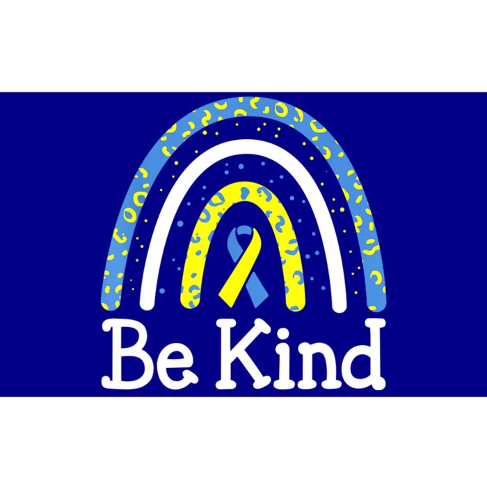 Be Kind Rainbow World Down Syndrome Awareness Day Bumper Sticker