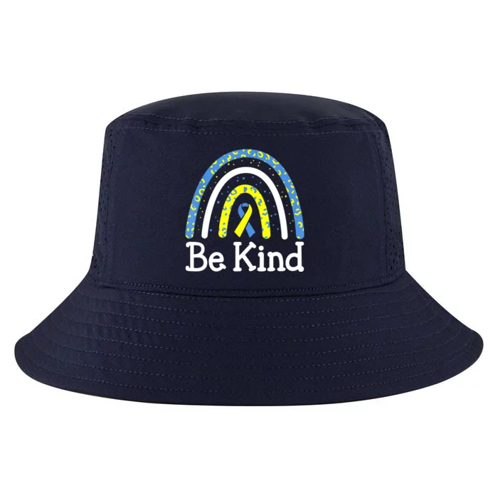 Be Kind Rainbow World Down Syndrome Awareness Day Cool Comfort Performance Bucket Hat