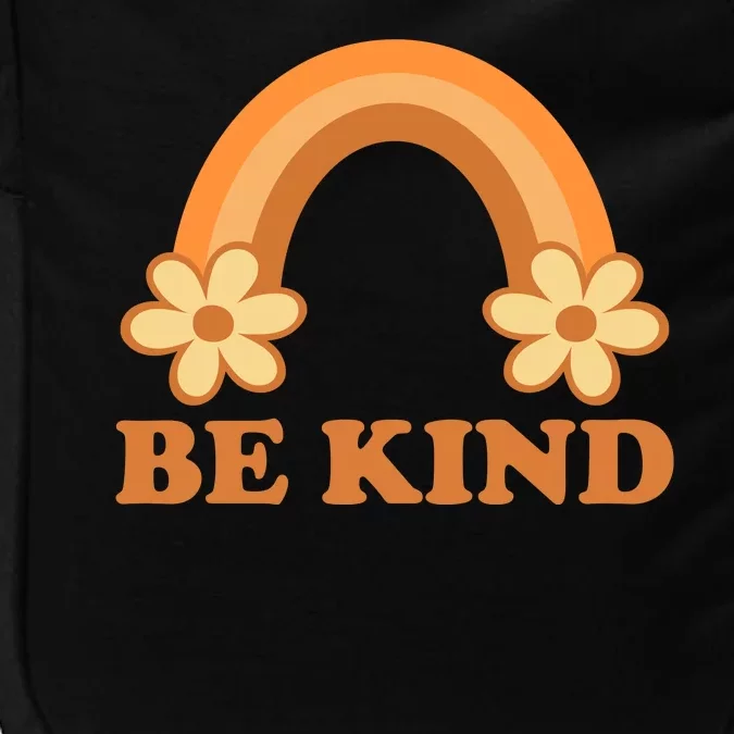 Be Kind Rainbow Retro Sunflower Impact Tech Backpack