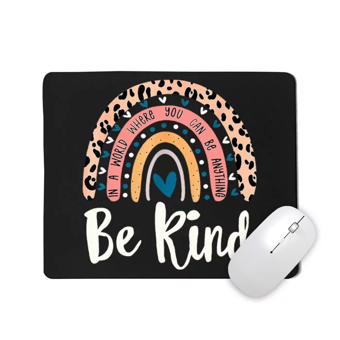 Be Kind Rainbow Anti Bullying Wear Orange Unity Day Mousepad