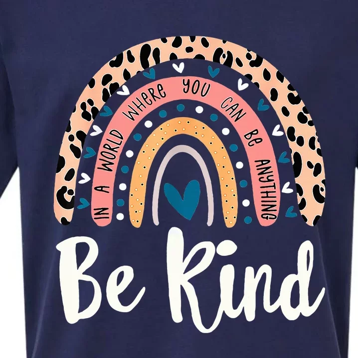 Be Kind Rainbow Anti Bullying Wear Orange Unity Day Sueded Cloud Jersey T-Shirt