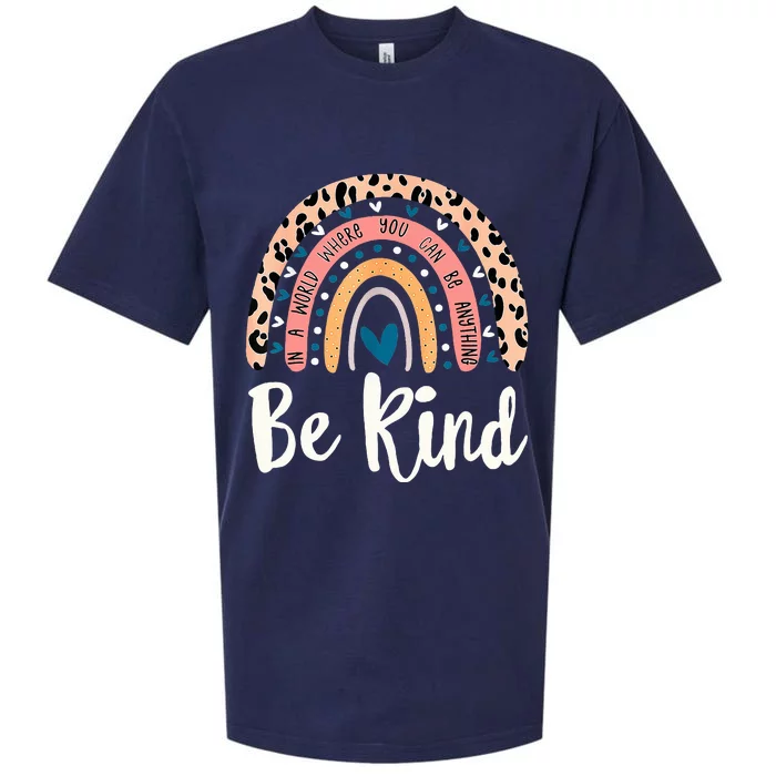 Be Kind Rainbow Anti Bullying Wear Orange Unity Day Sueded Cloud Jersey T-Shirt