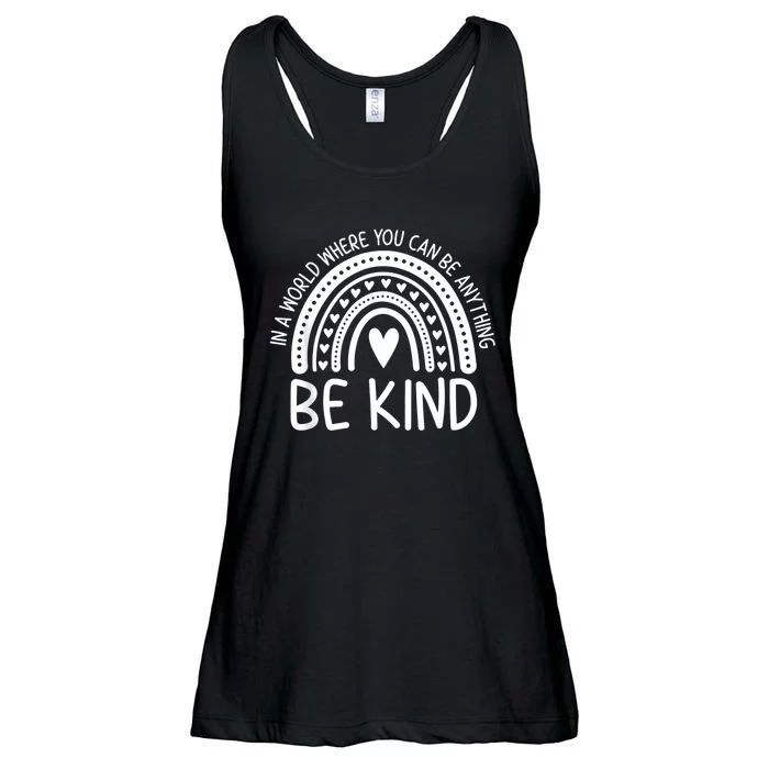 Be Kind Rainbow Orange Unity Day Anti Bullying Ladies Essential Flowy Tank