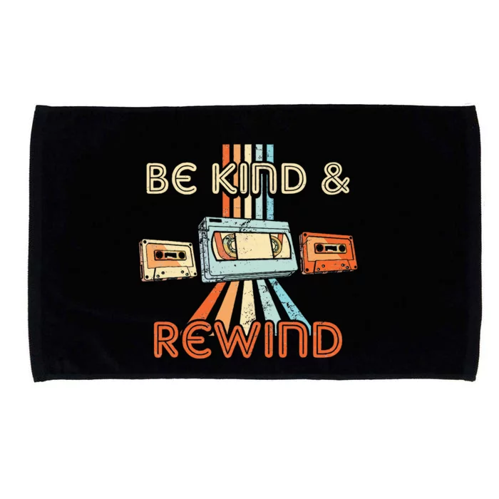 Be Kind & Rewind Vintage 90S Nostalgic 80S Throwback Microfiber Hand Towel