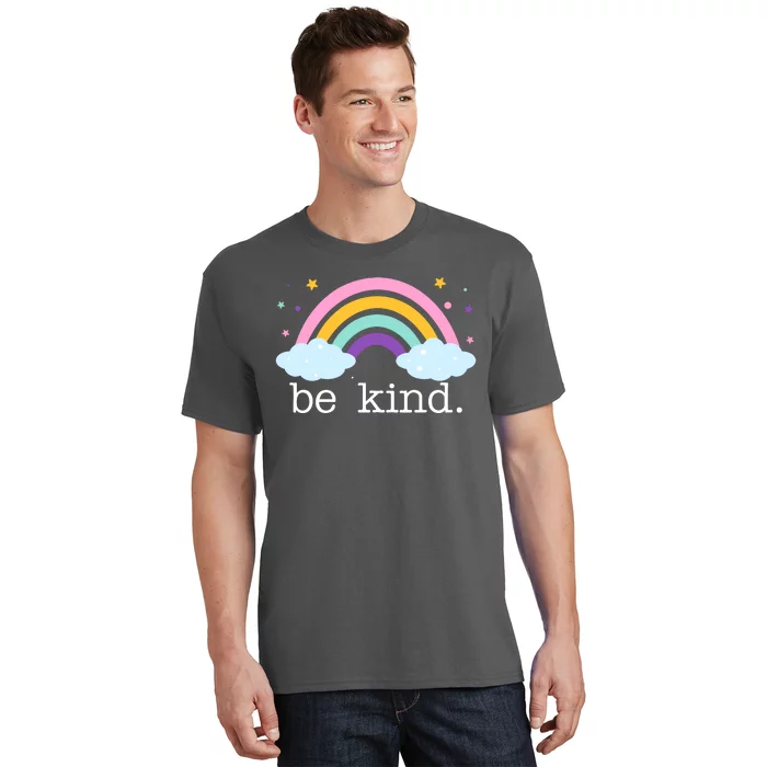 Be Kind Rainbow Star Colorful Cute T-Shirt