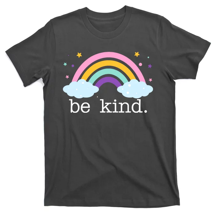 Be Kind Rainbow Star Colorful Cute T-Shirt