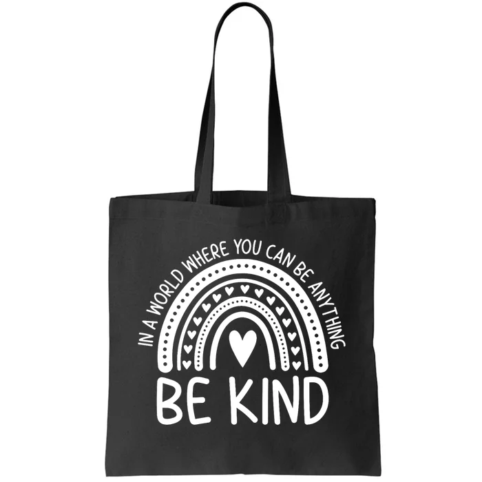 Be Kind Rainbow Orange Unity Day Anti Bullying Tote Bag