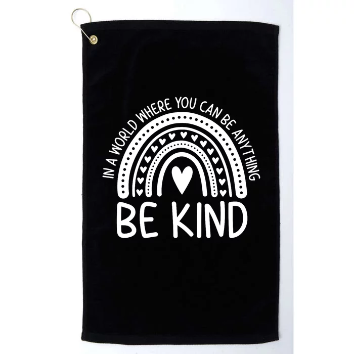 Be Kind Rainbow Orange Unity Day Anti Bullying Platinum Collection Golf Towel