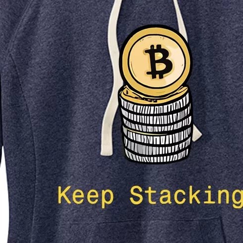 Bitcoin Keep Stacking Women's Fleece Hoodie