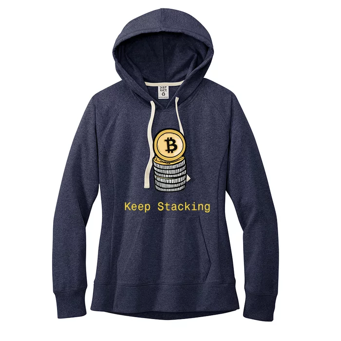 Bitcoin Keep Stacking Women's Fleece Hoodie