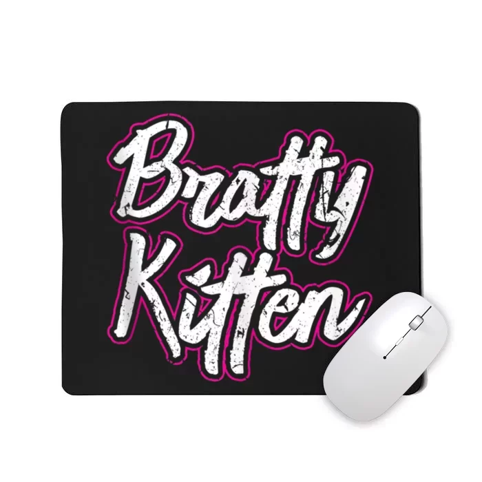 Bratty Kitten Sexy Fetish Submissive Slave Bdsm Kink Mousepad