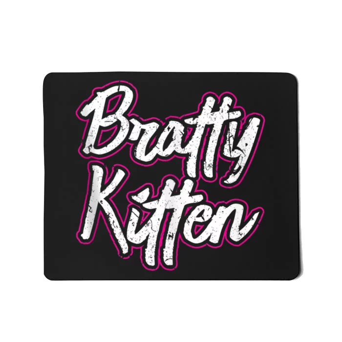 Bratty Kitten Sexy Fetish Submissive Slave Bdsm Kink Mousepad