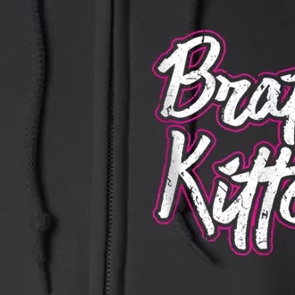 Bratty Kitten Sexy Fetish Submissive Slave Bdsm Kink Full Zip Hoodie