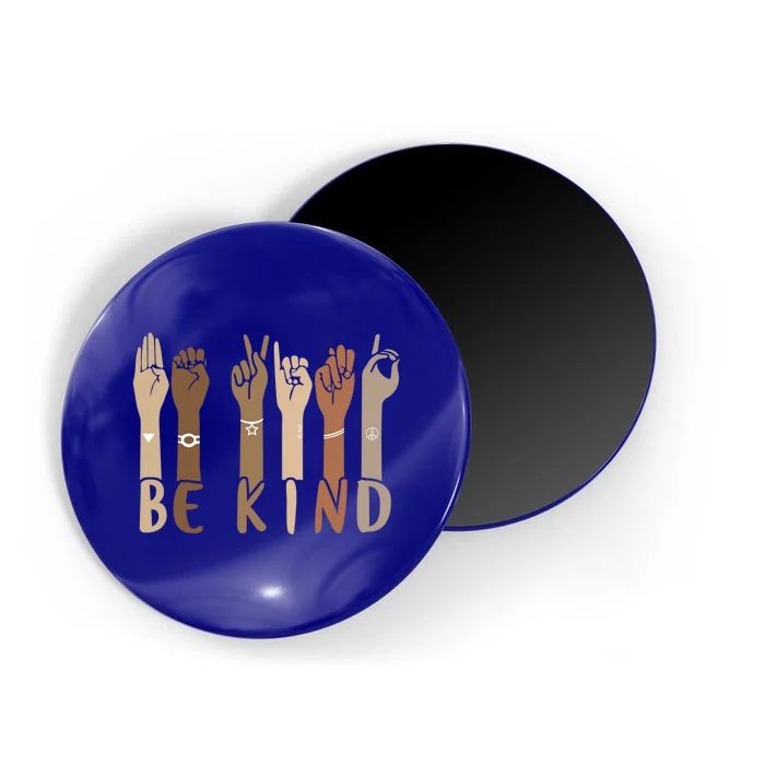 Be Kind Sign Language Hand Talking Teachers Interpreter Asl Cool Gift Magnet