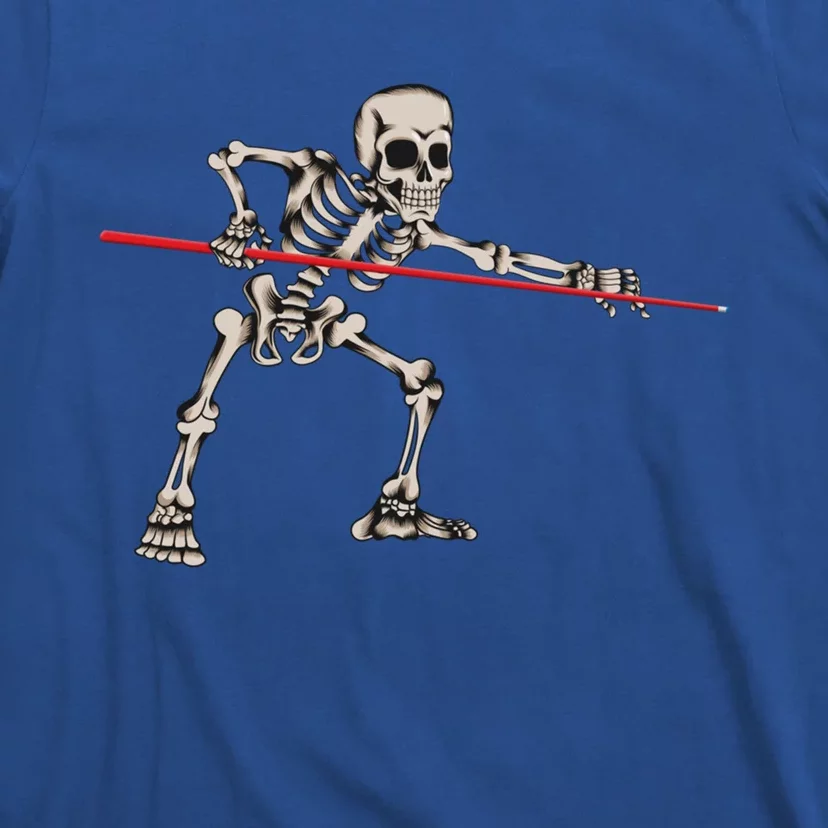 Billiard Kö Skeleton Halloween Fan Costume Snooker Outfit Gift T-Shirt