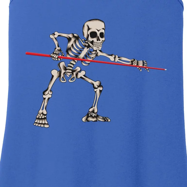 Billiard Kö Skeleton Halloween Fan Costume Snooker Outfit Gift Ladies Essential Tank