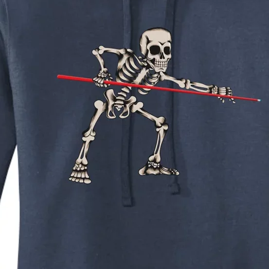 Billiard Kö Skeleton Halloween Fan Costume Snooker Outfit Gift Women's Pullover Hoodie