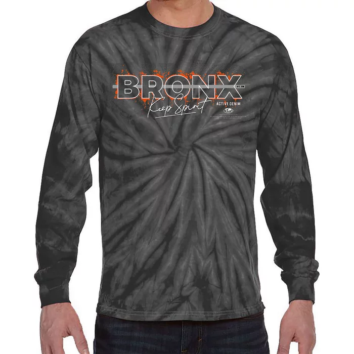 Bronx Keep Spirit Tie-Dye Long Sleeve Shirt