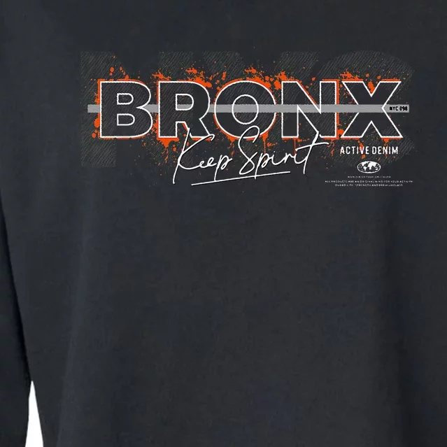 Bronx Keep Spirit Cropped Pullover Crew