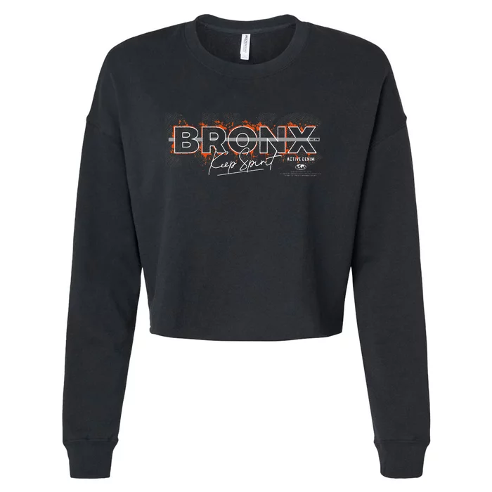 Bronx Keep Spirit Cropped Pullover Crew