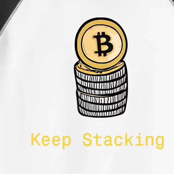 Bitcoin Keep Stacking Toddler Fine Jersey T-Shirt