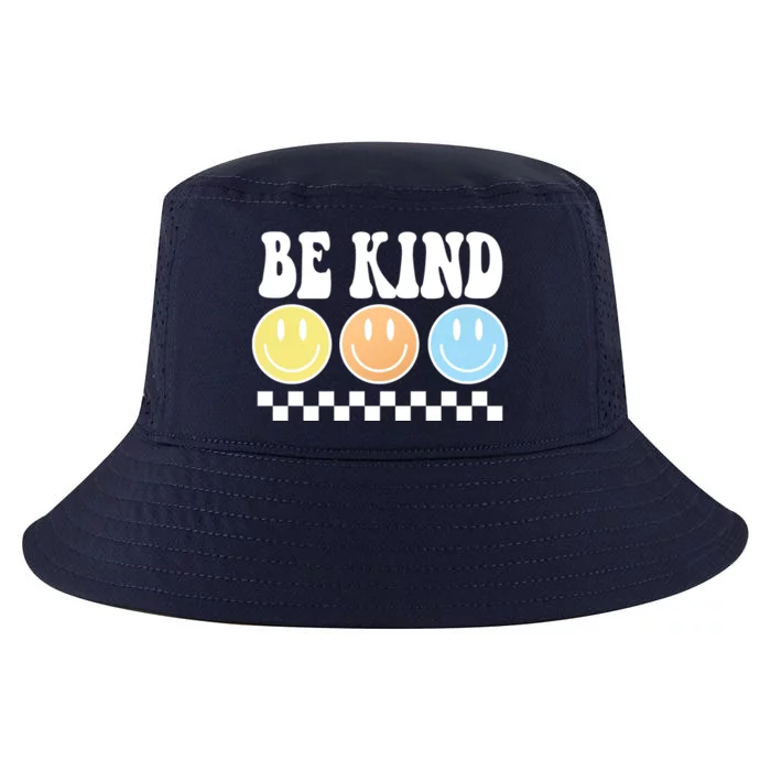 Be Kind Smiley Retro Cool Comfort Performance Bucket Hat