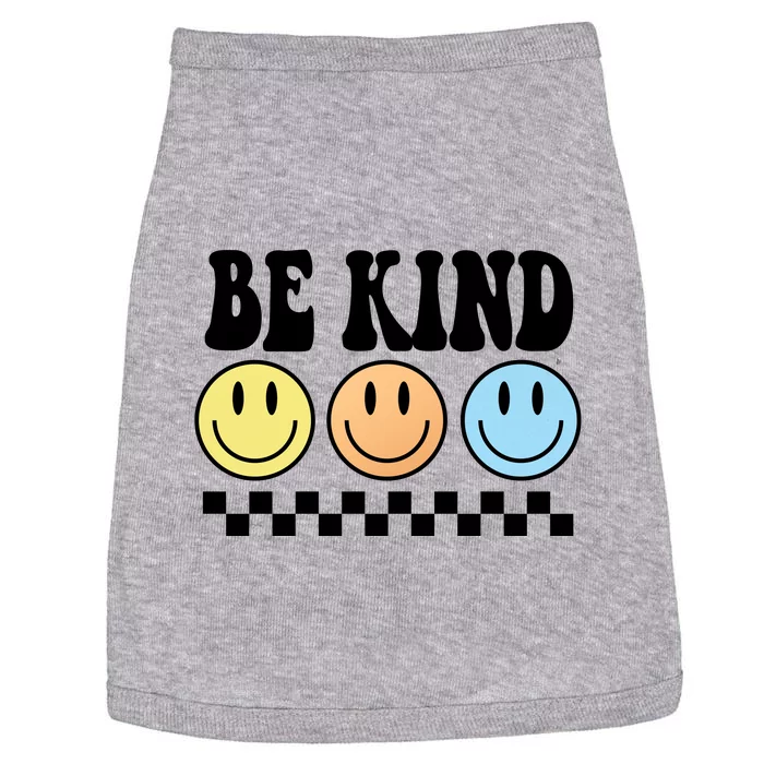 Be Kind Smiley Retro Doggie Tank