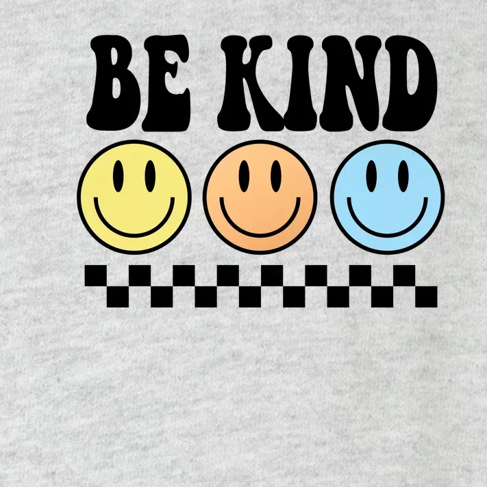 Be Kind Smiley Retro Toddler Long Sleeve Shirt