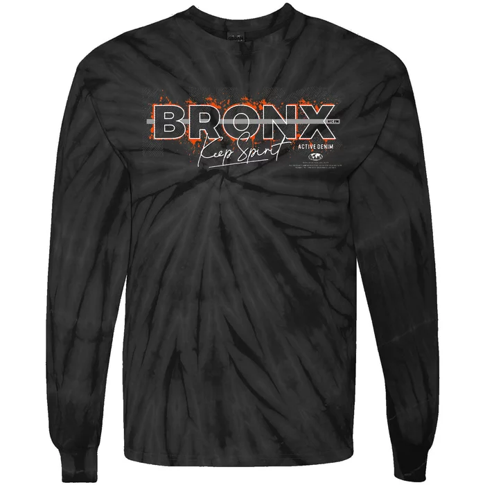 Bronx Keep Spirit Tie-Dye Long Sleeve Shirt