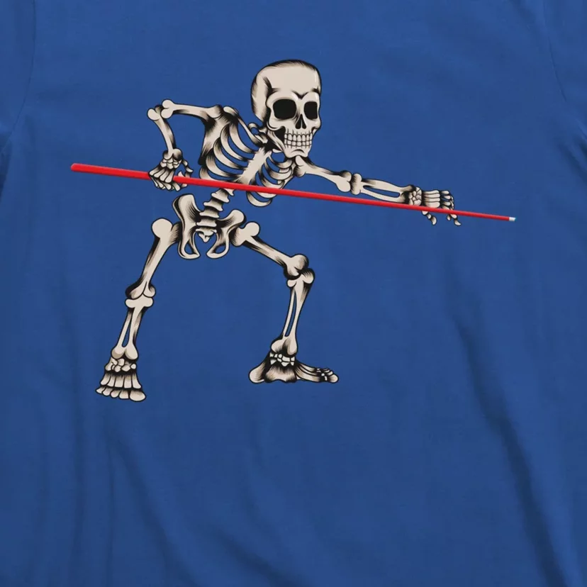 Billiard Kö Skeleton Halloween Fan Costume Snooker Outfit Gift T-Shirt