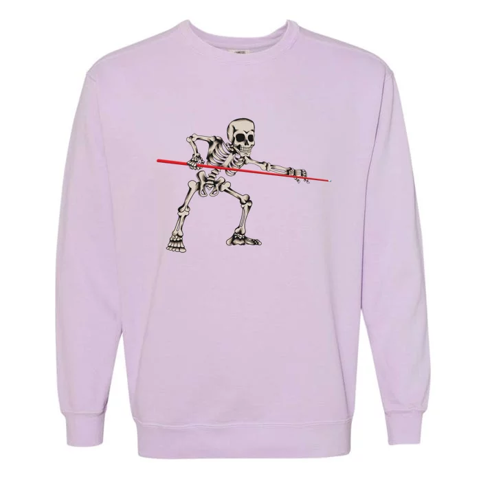 Billiard Kö Skeleton Halloween Fan Costume Snooker Outfit Gift Garment-Dyed Sweatshirt